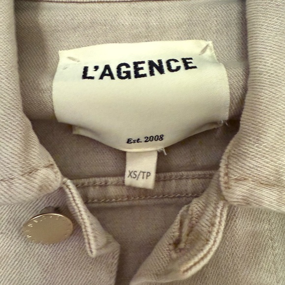 L’Agence Janelle bisque denim jacket - Picture 5 of 6